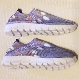 southwestern style slip-on shoes, colorful